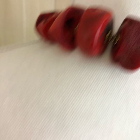 Coral & Crystal Chunk Necklace - Picture 4 of 4